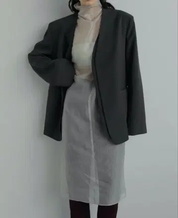 anuke sheer turtle onepiece 라이트 그레이