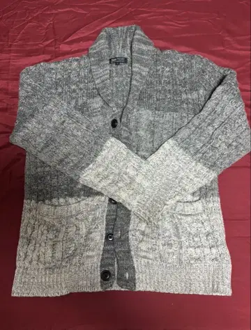 BEAMS HEART 버튼 가디건 S 그레이 계열