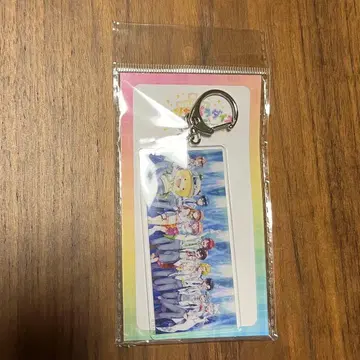 컬러풀 피치 아크릴 키링