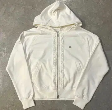 COYSEIO 화이트 프릴 후드 후드티