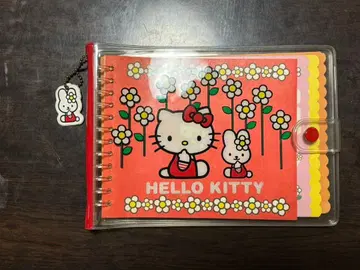 HELLO KITTY 프로필 북 A5 사이즈 스티커 포함 헤이세이 레트로