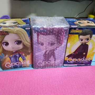 Qposket 캡틴 마블 어벤져스 MARVEL 3체 세트