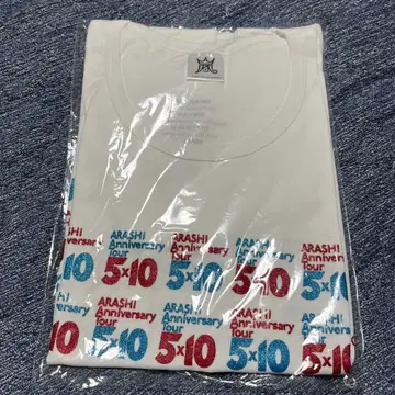 ARASHI 5 x 10 Anniversary Tour 셔츠