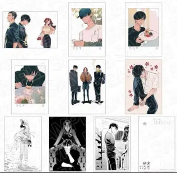 내세에는 남남이 좋겠어 원작 그림 엽서 세트