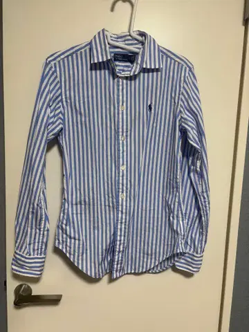 랄프 로렌 여성용 0번 스트라이프 셔츠