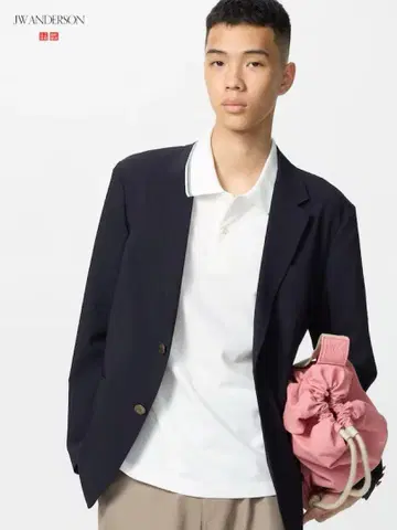 유니클로 감동 블레이저 L 네이비