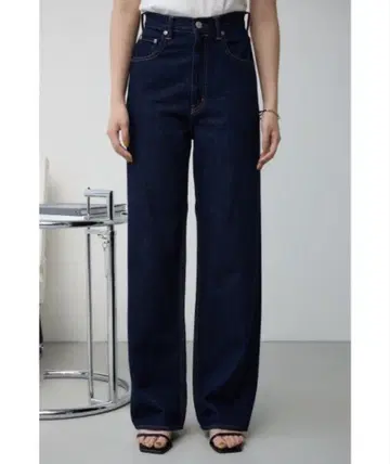 시착만 한 상품 AZUL 하이웨스트 와이드 데님 S