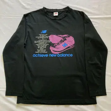 00s 뉴발란스 티셔츠 블랙