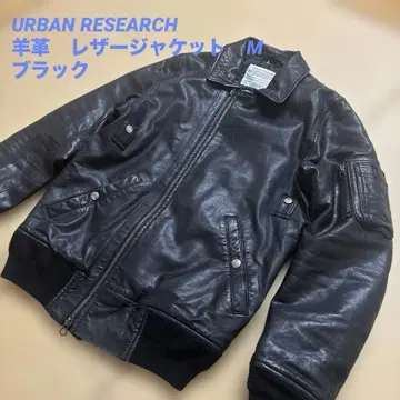 URBAN RESEARCH 블랙 가죽 자켓 M