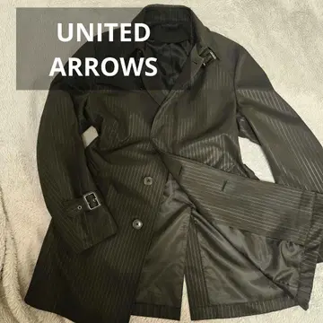 새상품급 UNITED ARROWS 비즈니스용 스텐카라 코트