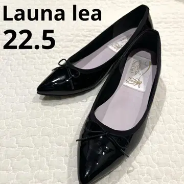 [ 컨디션 최상 ] 라우나레아 발레 슈즈 블랙 스틸레토 22.5cm