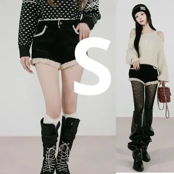 다리치 포인트 보아 코듀로이 숏팬츠