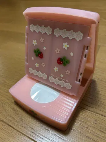 마더구스 숲 야생 딸기 삼면경 포함 티슈 케이스 소품함 레트로