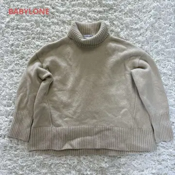 [ 최종 가격 ] BABYLONE 니트 프리 화이트