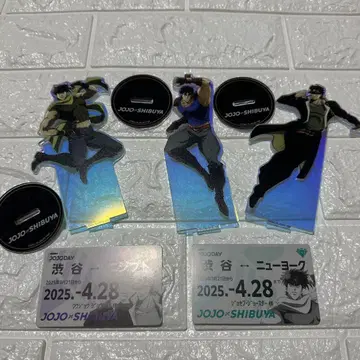 죠죠 시부야 아크릴 스탠드 3체 세트