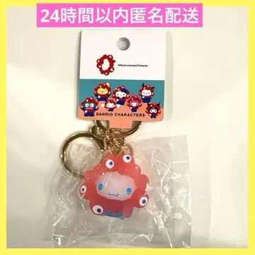 먀쿠먀쿠 변신 입체 마스코트 클리어 컬러 키링 시나모롤