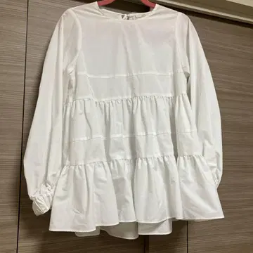 yori 티어드 롱 블라우스