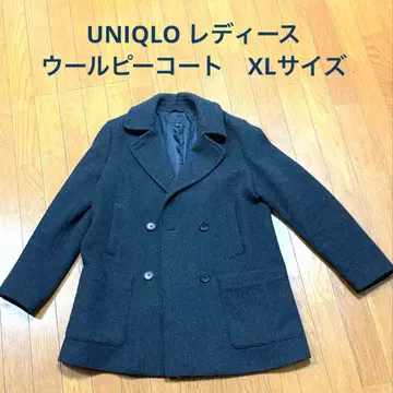 유니클로 여성용 피코트 XL 그레이