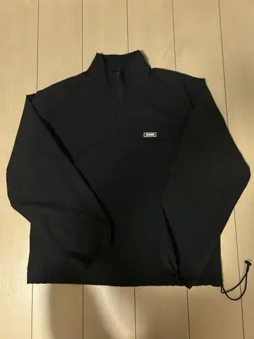 [ XLARGE ] 블랙 하프 지퍼 나일론 자켓(M)