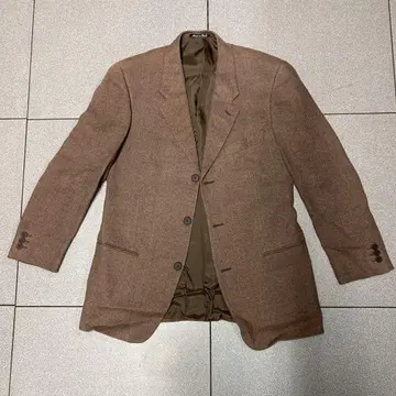 구제 의류 이탈리아제 브라운 테일러드 자켓