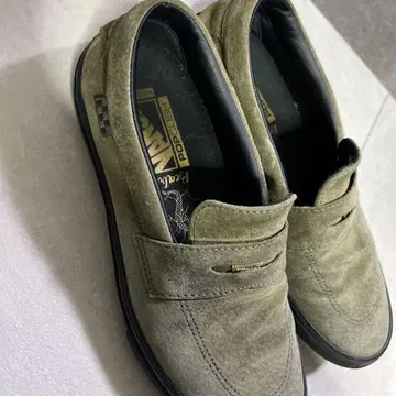 VANS 스웨이드 슬립온 올리브