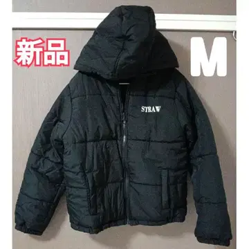 새상품 M 여성용 후드 부착 코트 충전솜 방한복