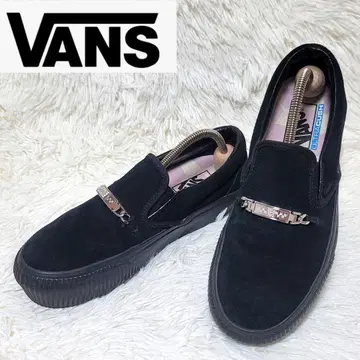 [컨디션 최상] 반스 슬립온 콜라보 모델 스웨이드 24 통굽 로퍼