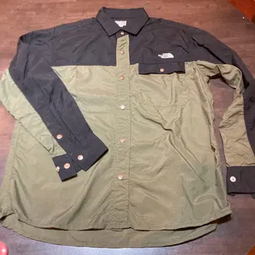 THE NORTH FACE 눕시 셔츠 M 블랙/올리브(토프)