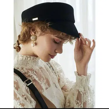 eimy istoire 블랙 울 헌팅 캡