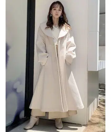 2WAY 머메이드 코트 dazzlin 아이보리