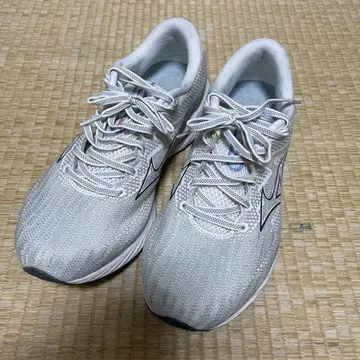 미즈노 웨이브 라이더 27 러닝화 화이트 26cm