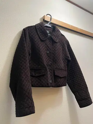 ZARA 다크 브라운 코듀로이 자켓