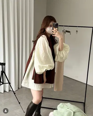 mideal 블라우스 베스트 세트