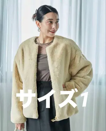 프릭스스토어 TATRAS 에코 퍼 자켓 S 베이지