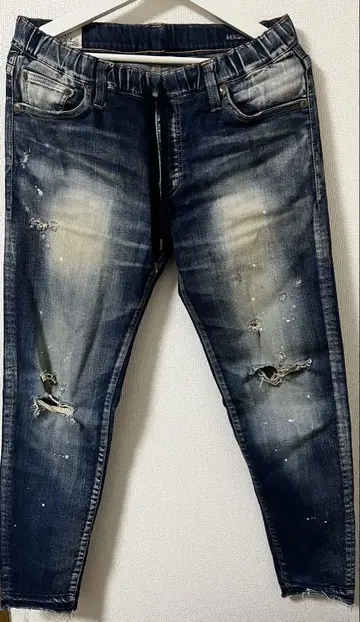 론 헤르만 트리플 네임 데미지 가공 스키니 데님