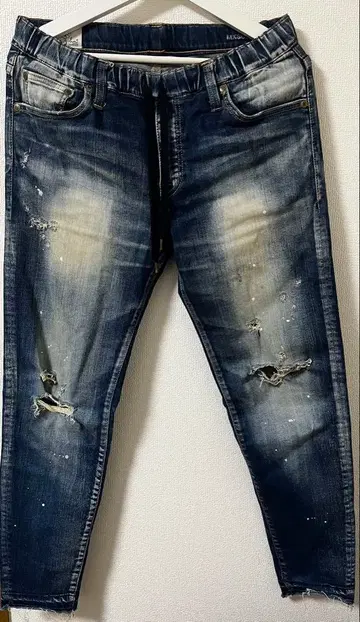 론 헤르만 트리플 네임 데미지 가공 스키니 데님