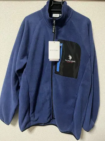 U.S. POLO ASSN. 플리스 보아 자켓 네이비