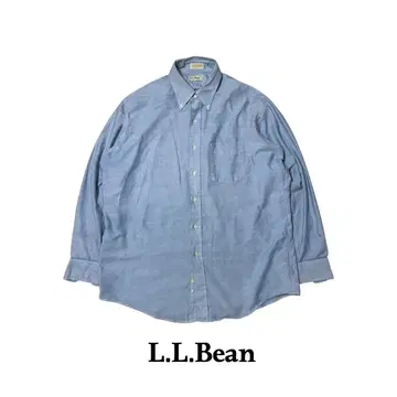 LLBean USA 80s 90s 옥스퍼드 셔츠 스카이블루 긴팔