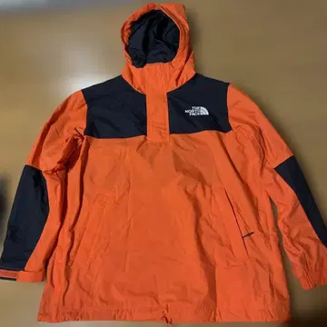 THE NORTH FACE 마운틴 후드티 오렌지/블랙