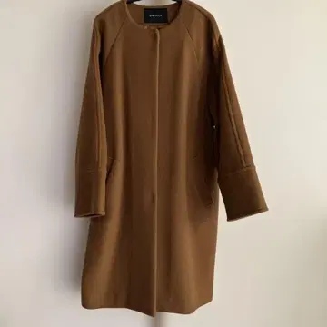 노카라 미들 기장 코트