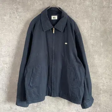 LACOSTE 집업 자켓 L 사이즈 상당 아우터 블루종 네이비