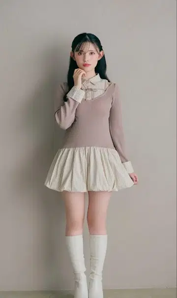 릴리 에뮬리 Rilly emulie 미니 원피스