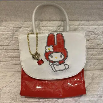 레어 헤이세이 레트로 마이멜로디 핸드백 산리오 빨간색