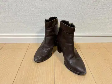 다이애나 숏부츠 슬림 레그 천연 가죽 22cm