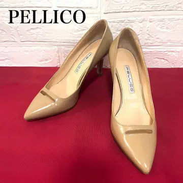 PELLICO 베이지 펌프스 아네리 스틸레토 에나멜 36