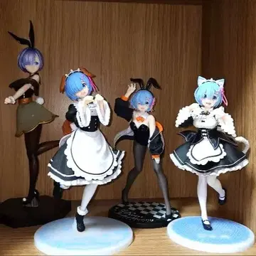 리제로 렘 피규어 4체 세트