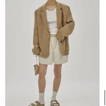 todayful Boyfriend Linen Jacket 36 베이지