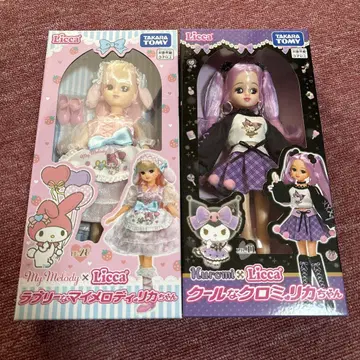 My Melody x Licca & Kuromi x Licca 2체 세트