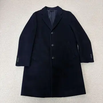 시착만 한 상품 UNIQLO 울 캐시미어 체스터 코트 네이비 M