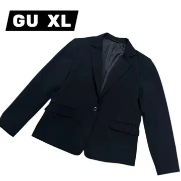 미사용급 GU 블랙 테일러드 자켓 XL